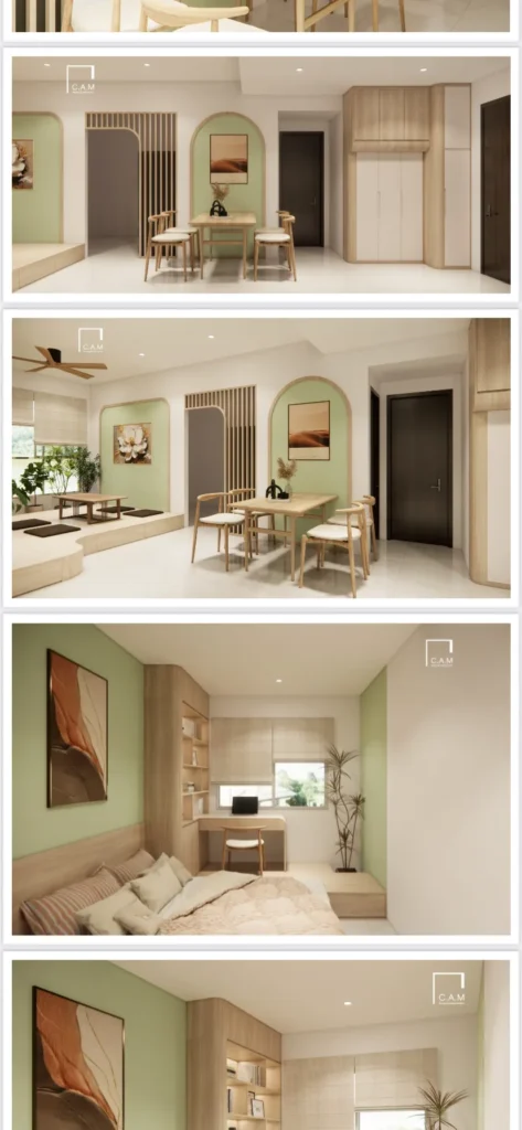 Thiết kế thi công nội thất căn hộ Celadon City Tân Phú