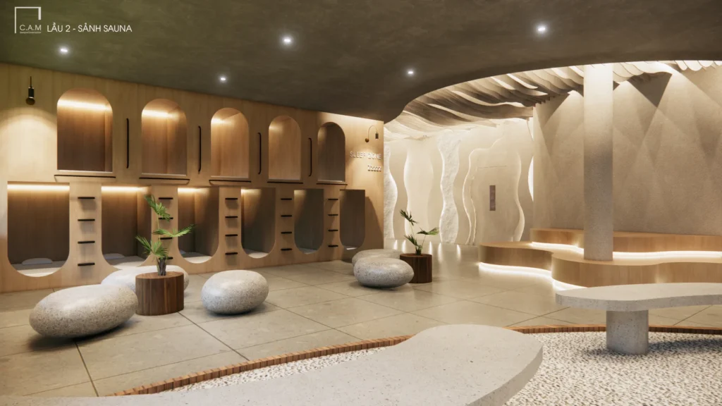 Thiết kế phòng trị liệu Spa Đà Lạt với không gian thư giãn